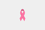 Breast cancer awareness month icon
