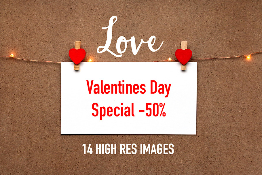 LOVE Photo Pack - Valentines Day-50% in Mockup Templates - product preview 8