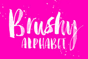 Brushy Alphabet