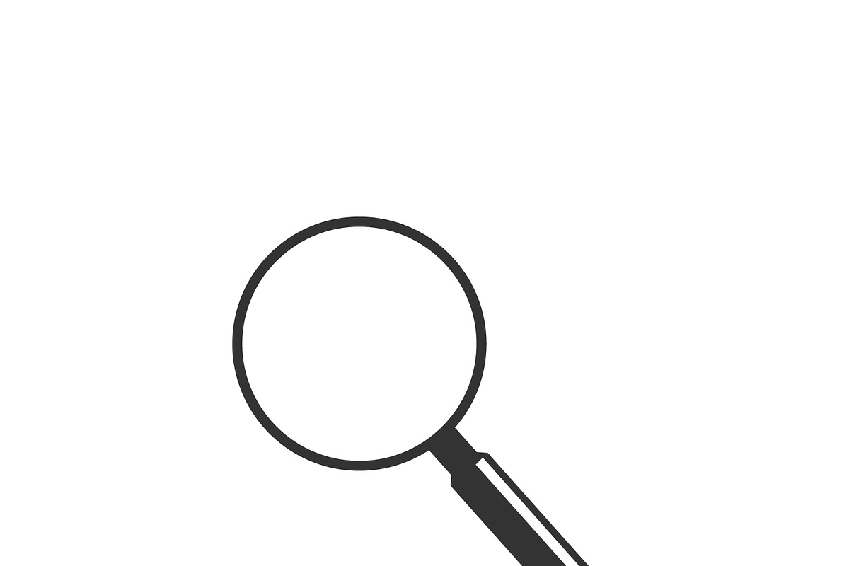 magnify glass, icon, vector in Illustrations - product preview 8