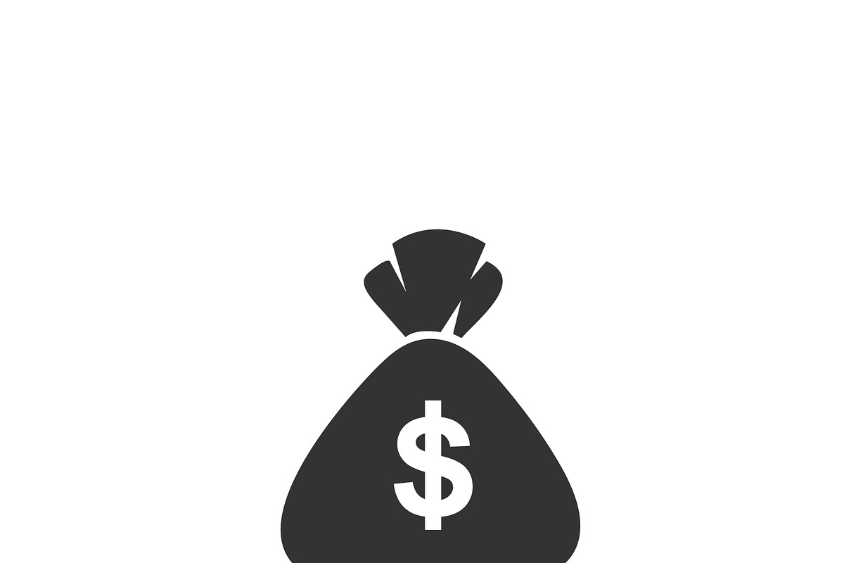 money bag, icon, vector in Illustrations - product preview 8