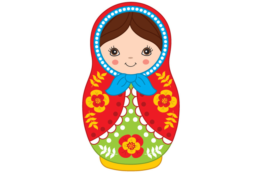 Vector Matryoshka, Russian Doll  in Illustrations - product preview 8