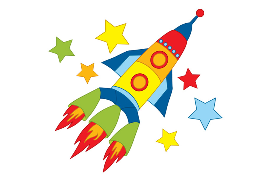 Vector Rocket, Space Shuttle in Illustrations - product preview 8