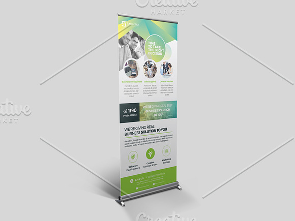 Roll-Up Banner in Flyer Templates - product preview 2