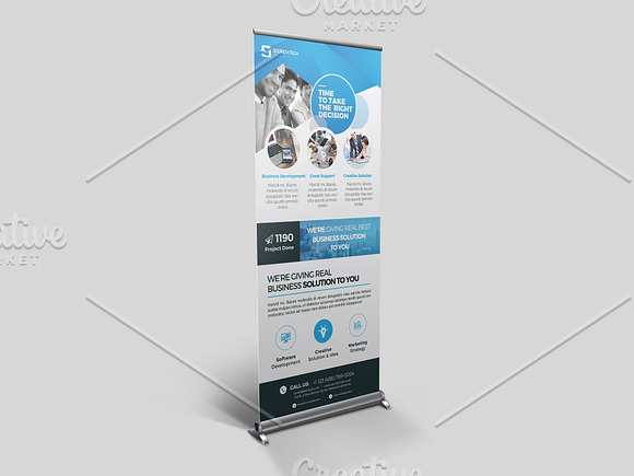 Roll-Up Banner in Flyer Templates - product preview 3