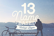 13 Name Based Vintage Logos Volume 1