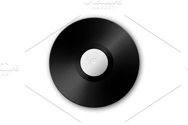Vector CD and LP templates. 