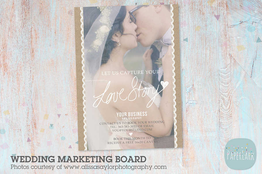IK001 Wedding Marketing Board in Flyer Templates - product preview 8