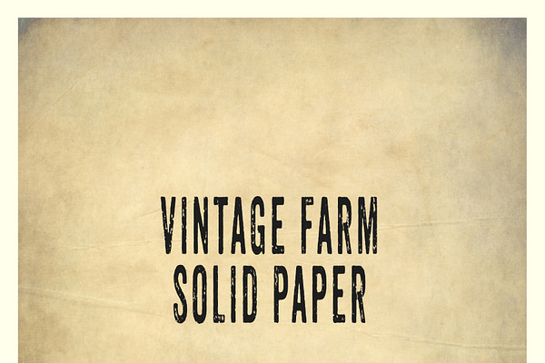 Vintage Farm Background Papers