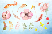 Morning Beauty Watercolor Clipart