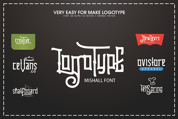 Mishall Font in Display Fonts - product preview 1