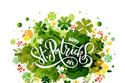 St. Patrick's Day Watercolor Card