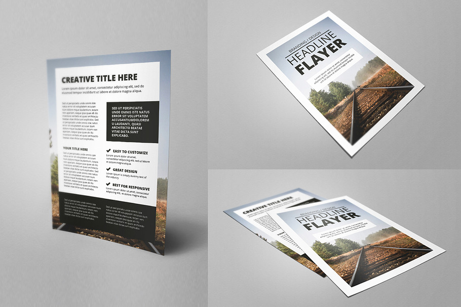Flayer template in Flyer Templates - product preview 8