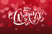 Happy Women's Day Card Template