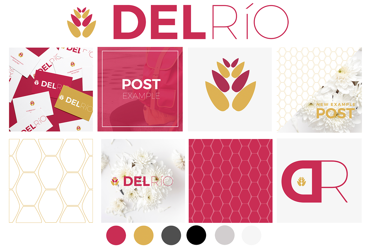 Logo & Brand Kit - Del Río in Logo Templates - product preview 8