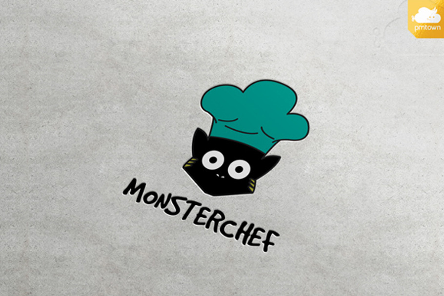 Monster Chef in Logo Templates - product preview 8