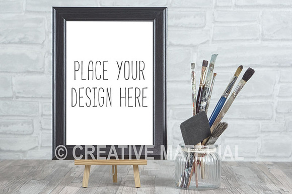 Mockup Frame | Paint Brushes | #21 in Print Mockups - product preview 1