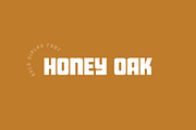 Honey Oak - Display Font
