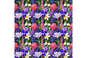Flower pattern vector illustration
