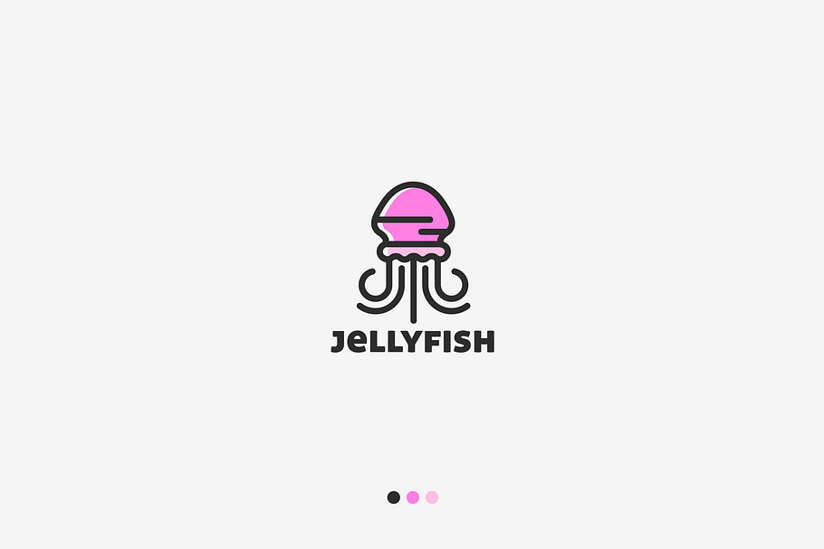 Jellyfish Logo Template in Logo Templates - product preview 8