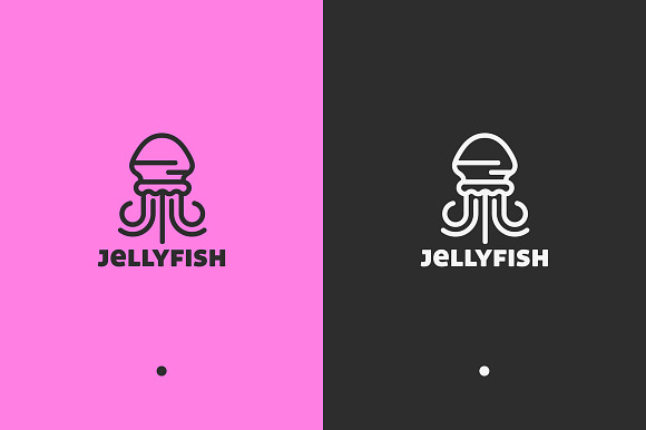 Jellyfish Logo Template in Logo Templates - product preview 1