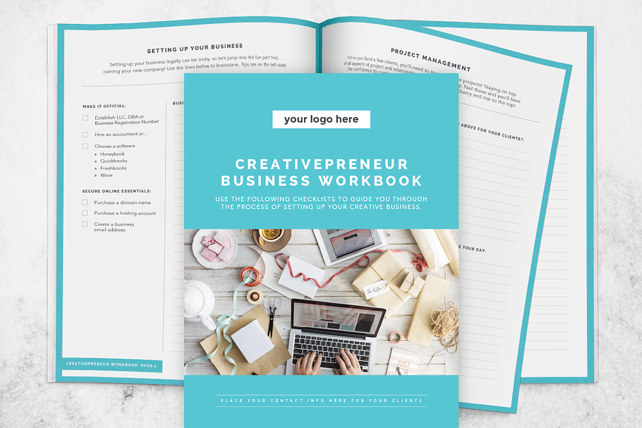 Creativepreneur Startup Workbook 2 in Templates - product preview 8