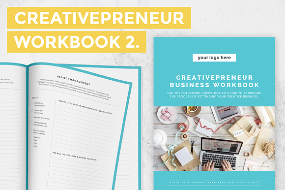 Creativepreneur Startup Workbook 2 in Templates - product preview 1