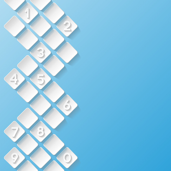 Abstract backgrounds with numbers in Patterns - product preview 1