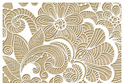 Vector  Winter Lacy Pattern