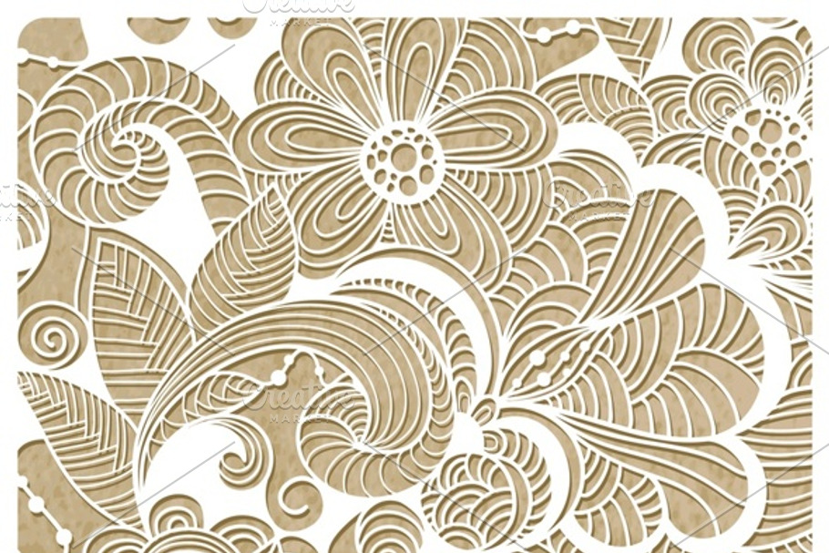 Vector  Winter Lacy Pattern in Patterns - product preview 8
