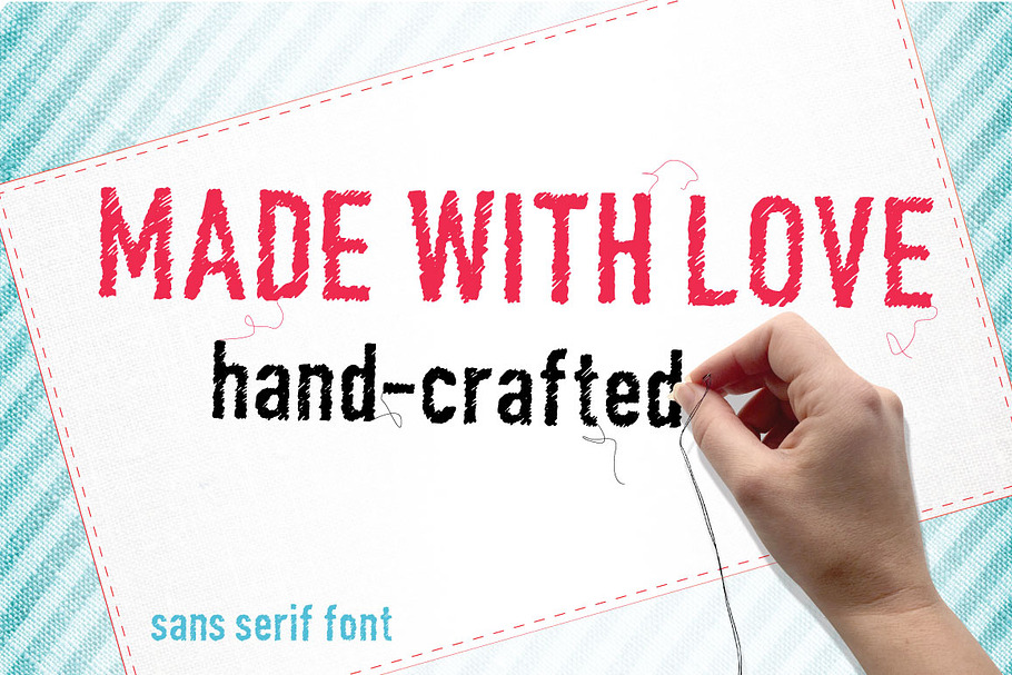 Made with love font in Sans-Serif Fonts - product preview 8