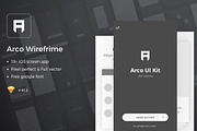 Arco – Wireframe Mobile UI Kit