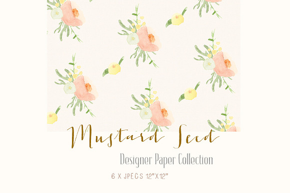 Digital Designer Paper-Mustard Seed in Patterns - product preview 2