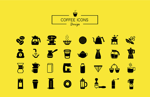 coffee icons in Modern Icons - product preview 2