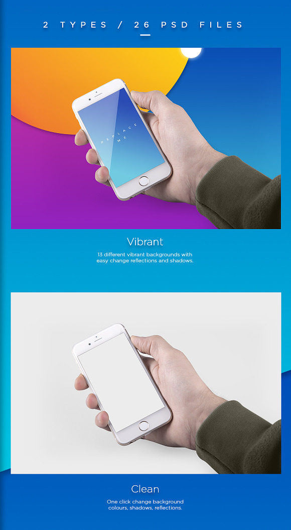 iPhone Mock-up & Templates - UPDATED in Product Mockups - product preview 2
