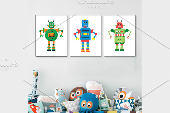 Robot Illustrations in Illustrations - product preview 1