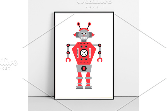 Robot Illustrations in Illustrations - product preview 2