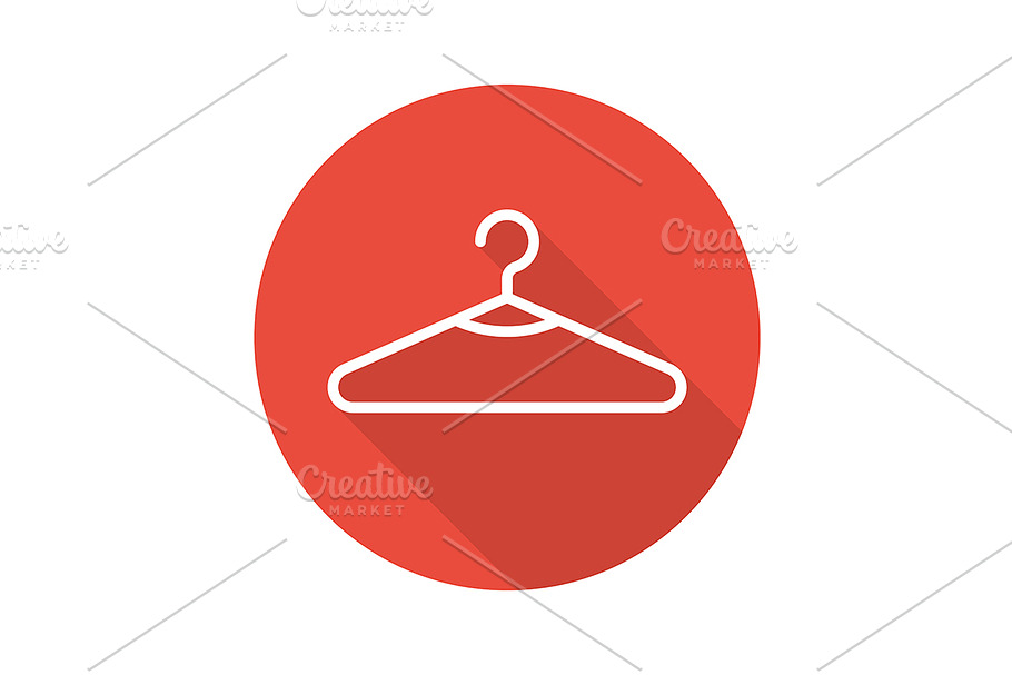 Clothes hanger icon. Vector in Graphics - product preview 8