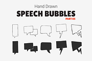Hand Drawn Speech Bubbles [Part 05]