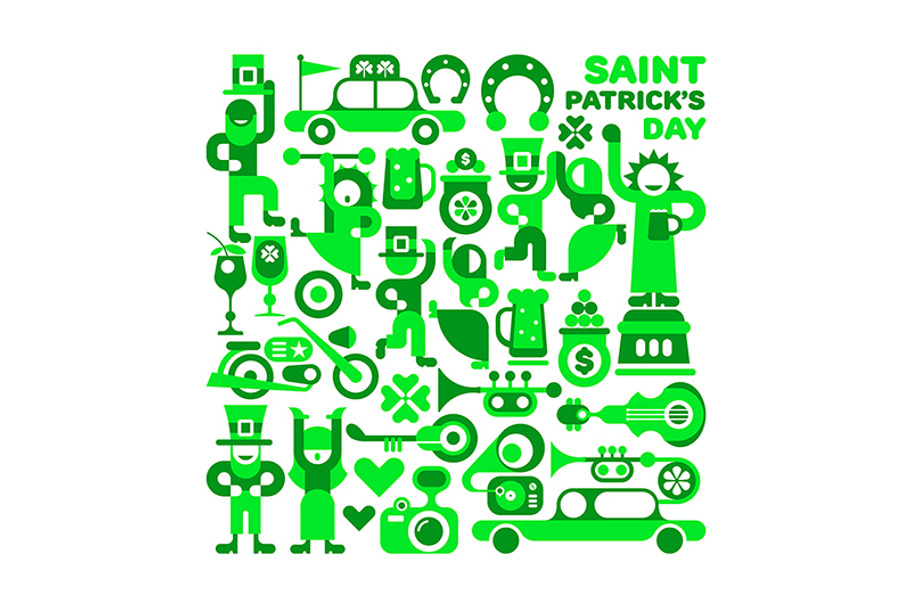Saint Patrick's Day in Illustrations - product preview 8