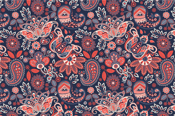Indian seamless patterns in Patterns - product preview 2