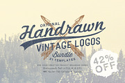 Hand Drawn Vintage Logos Bundle