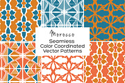 Morocco Seamless Vector Patterns