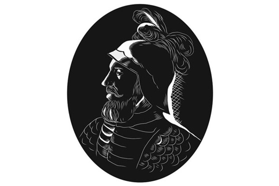 Vasco Nunez de Balboa Conquistador in Illustrations - product preview 8