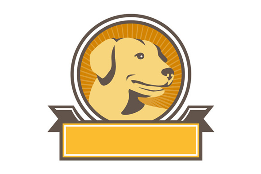 Yellow Labrador Golden Retriever  in Illustrations - product preview 8
