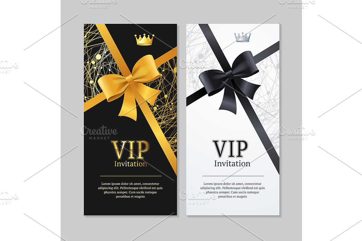 Vip Invitation and Card  in Illustrations - product preview 8