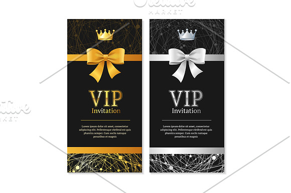 Vip Invitation and Card  in Illustrations - product preview 2
