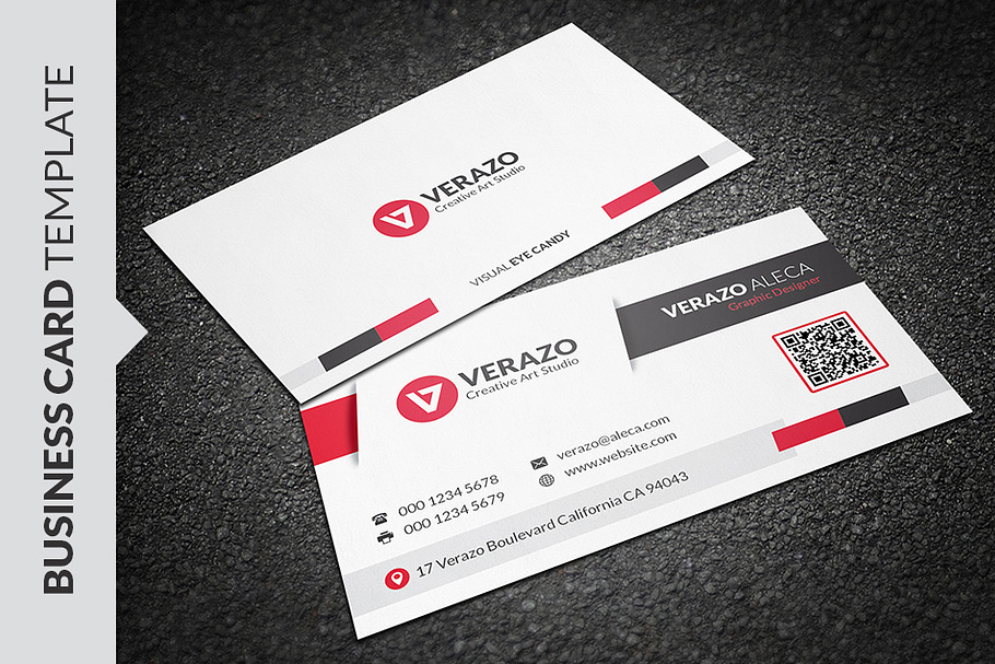 Modern Stylish Business Card in Business Card Templates - product preview 8