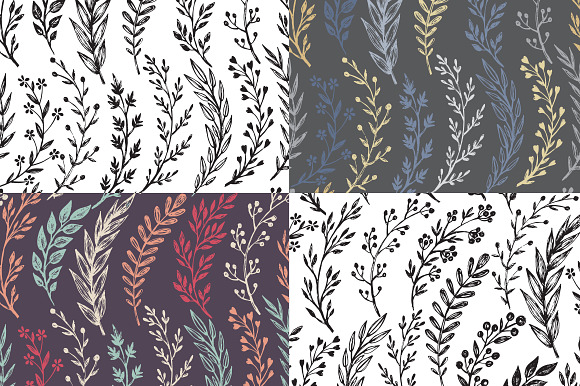 Branches, wreaths, wedding design in Graphics - product preview 6