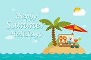 Summer Holidays Travel Backgrounds